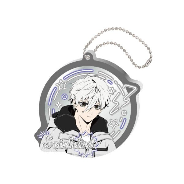 『ブルーロック』ネオンサイン風ミラーアクリルキーホルダー /(3)凪 誠士郎